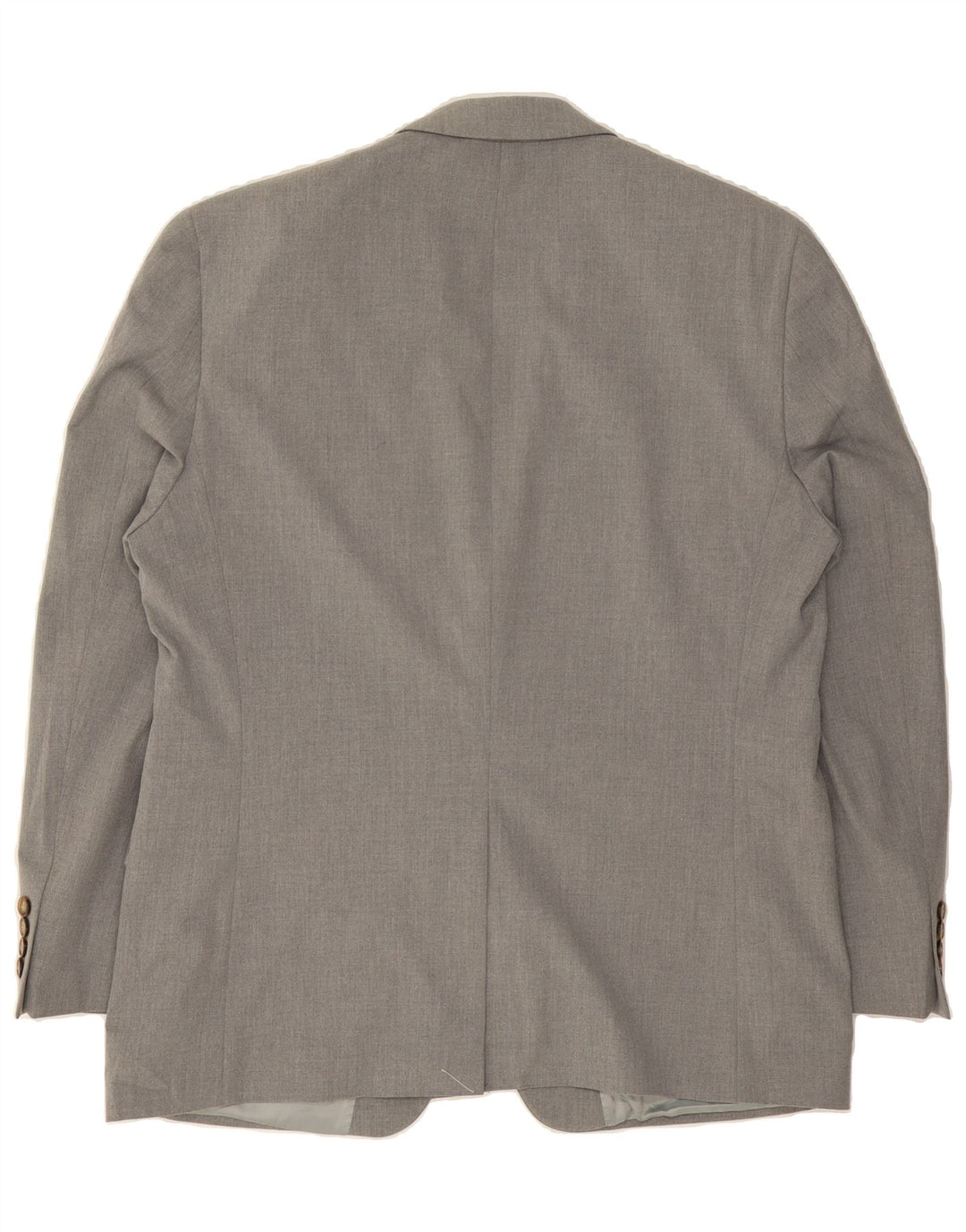 CHAPS Mens 2 Button Blazer Jacket UK 42 XL Grey Polyester Vintage Chaps and Second-Hand Chaps from Messina Hembry 