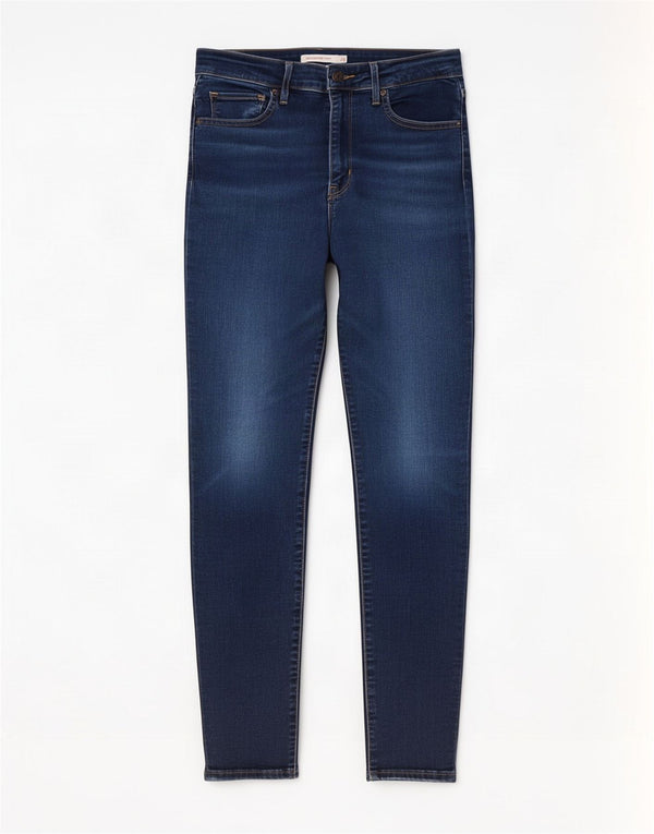 Женские джинсы скинни Levi's 721 с высокой посадкой W29 L30, синие, хлопок