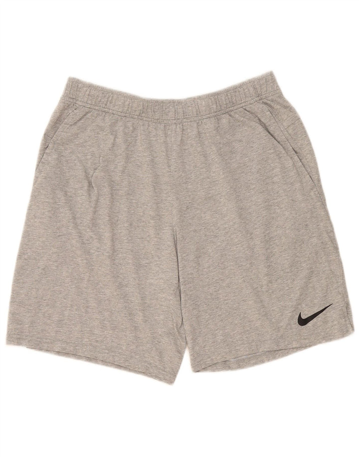 Мужские повседневные шорты Nike, большие серые, хлопок