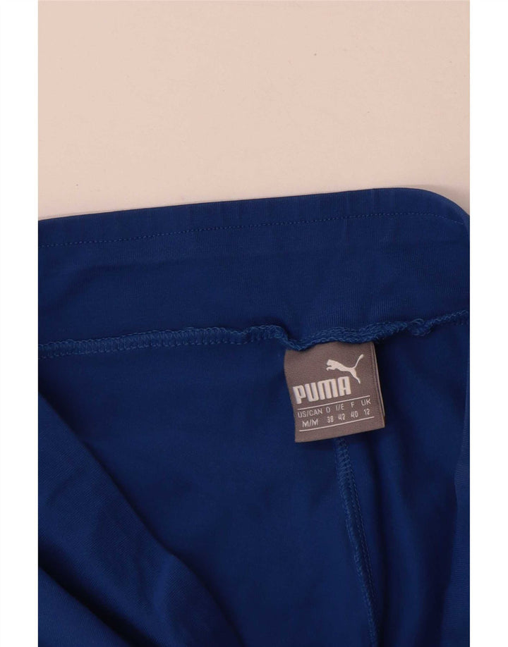 Женские леггинсы с рисунком Puma UK 12, средний синий