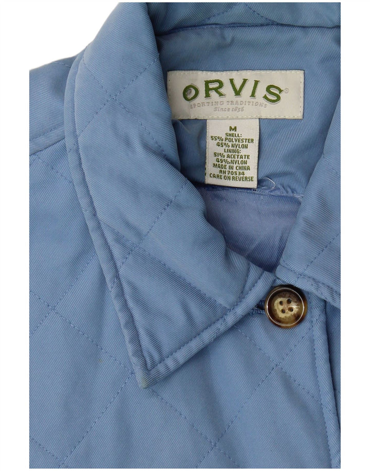 Женская стеганая куртка Orvis UK 14, средний синий полиэстер