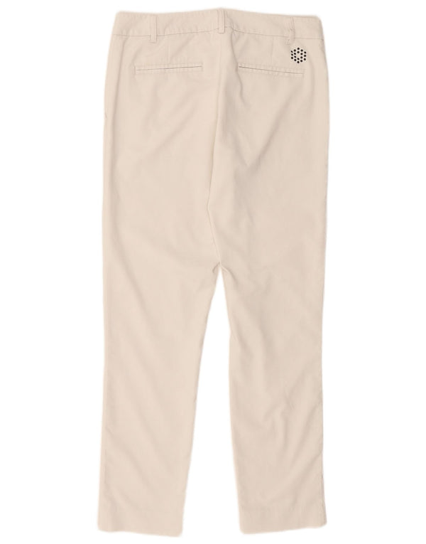 Женские брюки-чиносы Puma Slim UK 10, маленькие W32 L28, белый полиэстер