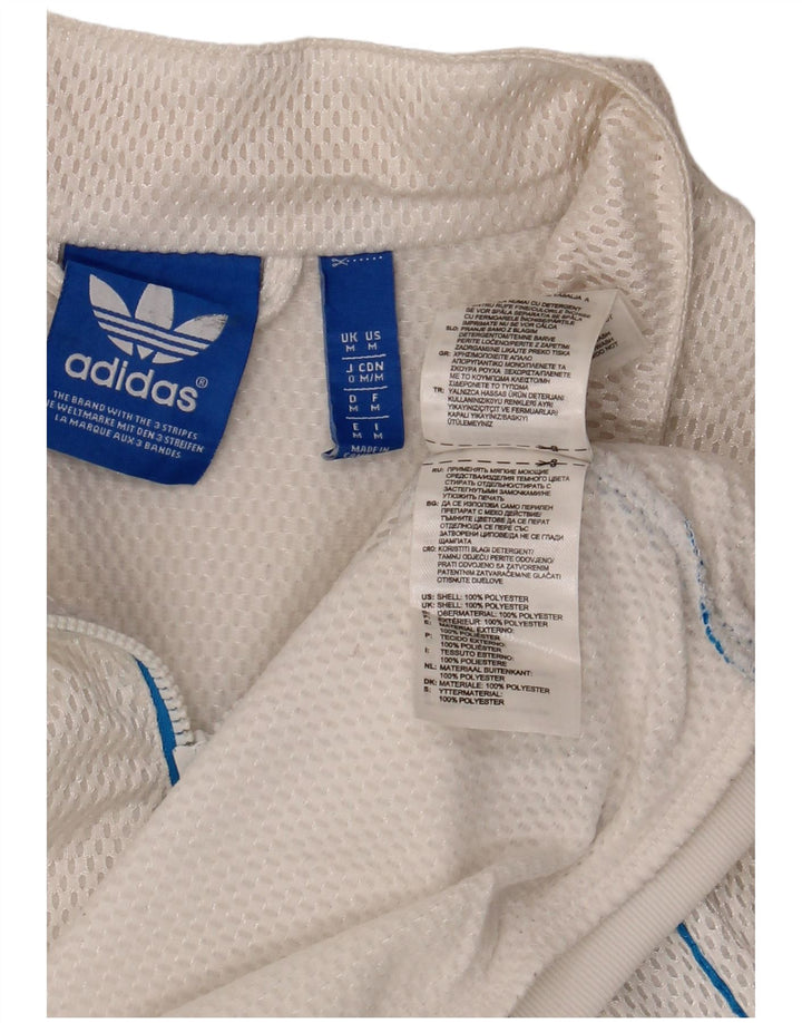 Мужской спортивный костюм Adidas, верхняя куртка, средний белый полиэстер