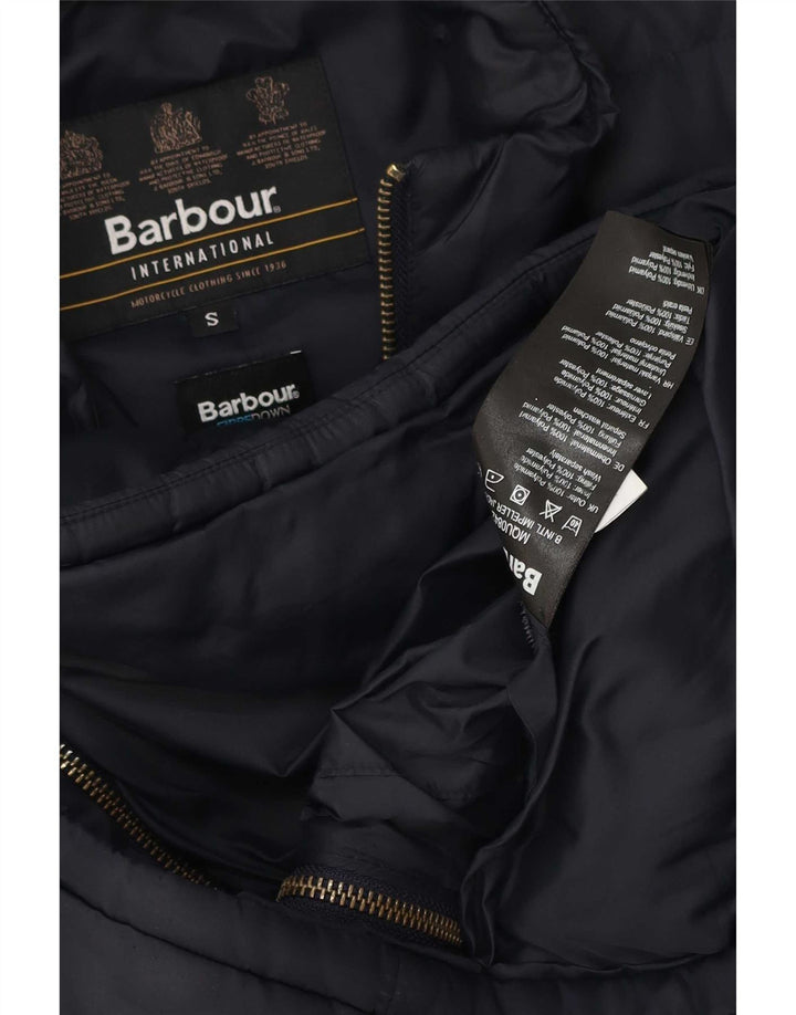 Мужская стеганая куртка Barbour UK 36, маленький темно-синий полиэстер