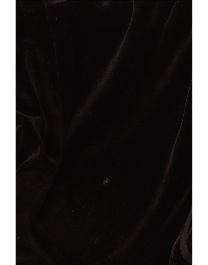 Женские велюровые леггинсы ADIDAS UK 12, средний черный полиэстер