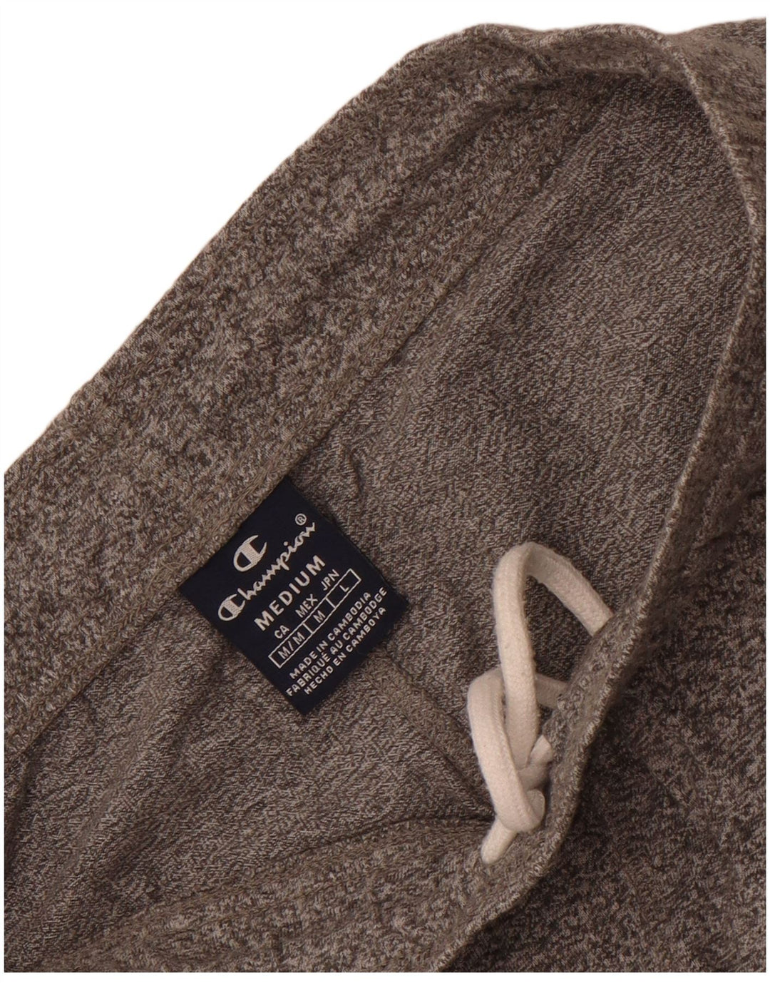 Мужские спортивные шорты Champion среднего серого цвета в крапинку