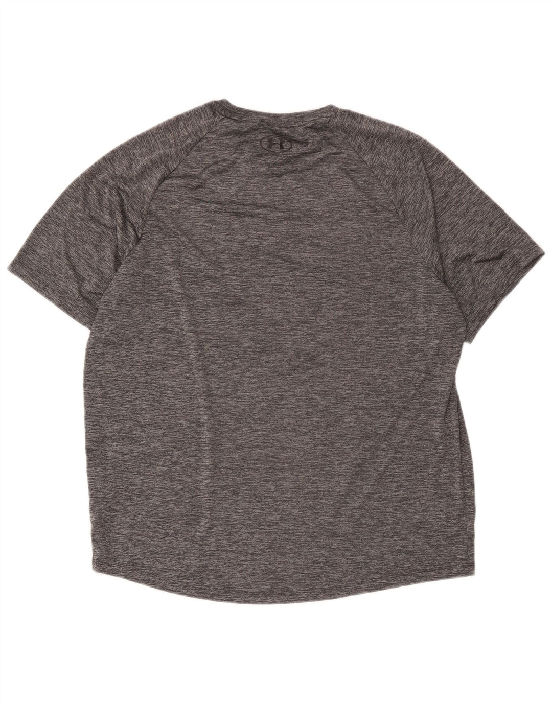 Мужская футболка Under Armour Top XL серого цвета с крапинками из полиэстера