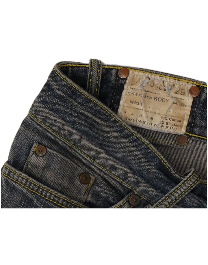 Dondup Женские прямые джинсы W29 L28 Синие хлопковые