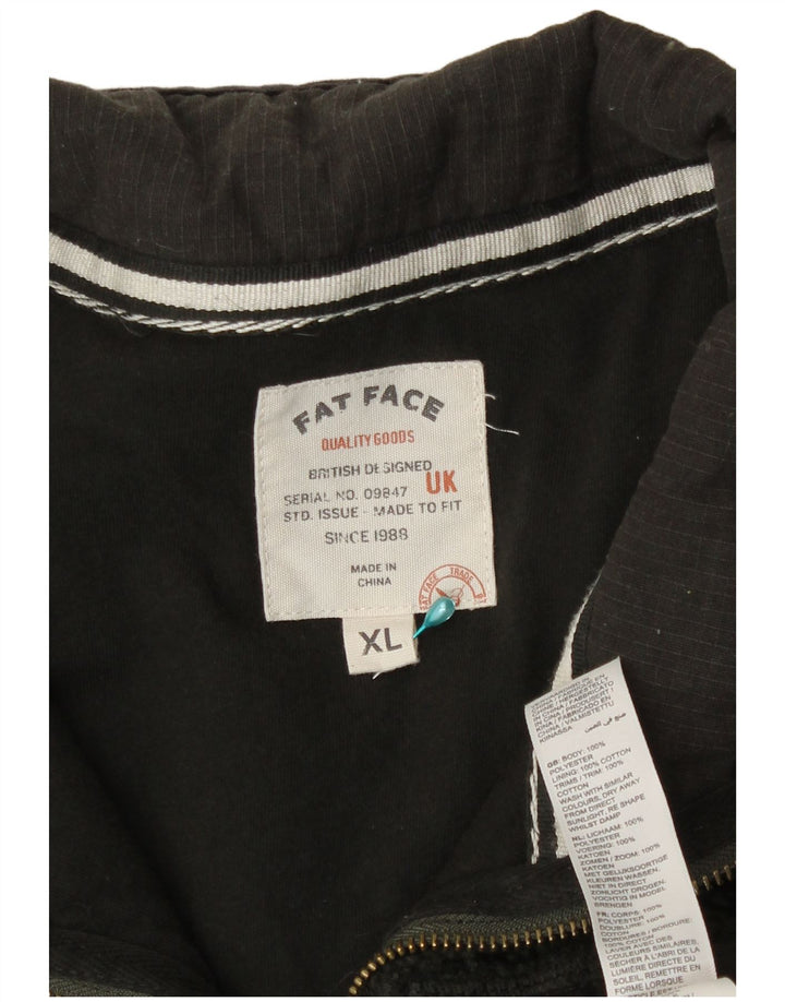 Мужская флисовая куртка Fat Face UK 42 XL, полиэстер цвета хаки