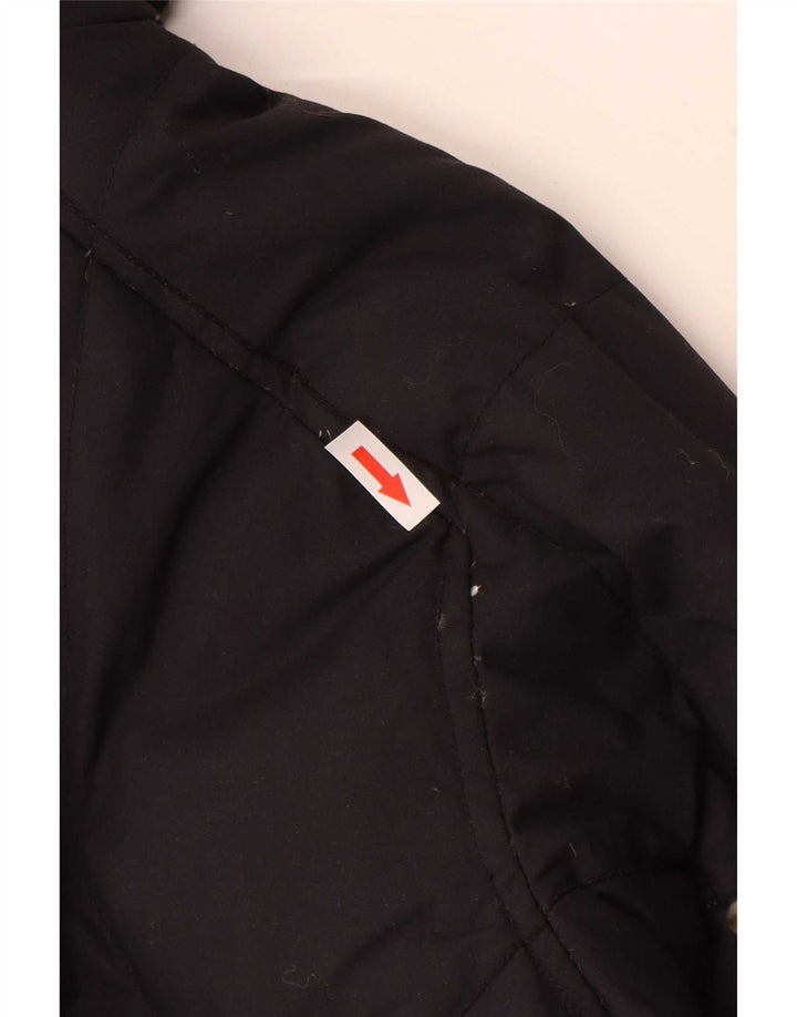 Helly Hansen Женская утепленная куртка с капюшоном UK 14, средний черный нейлон