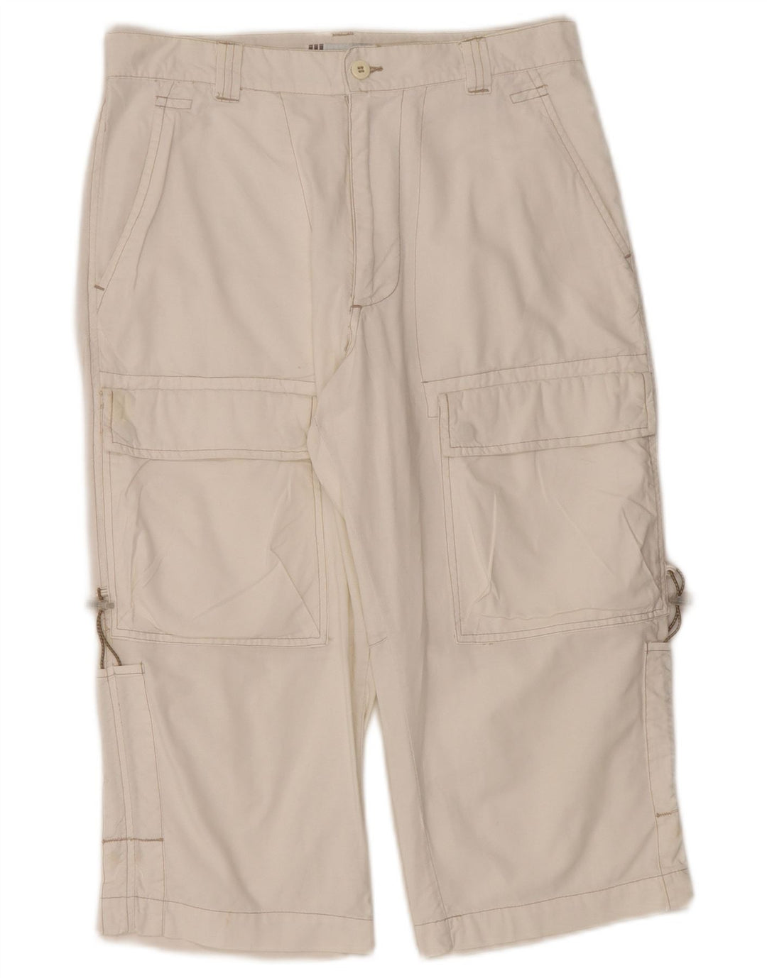 Женские шорты-бермуды-карго Fordocks IT 44 Medium W30 Off White Cotton