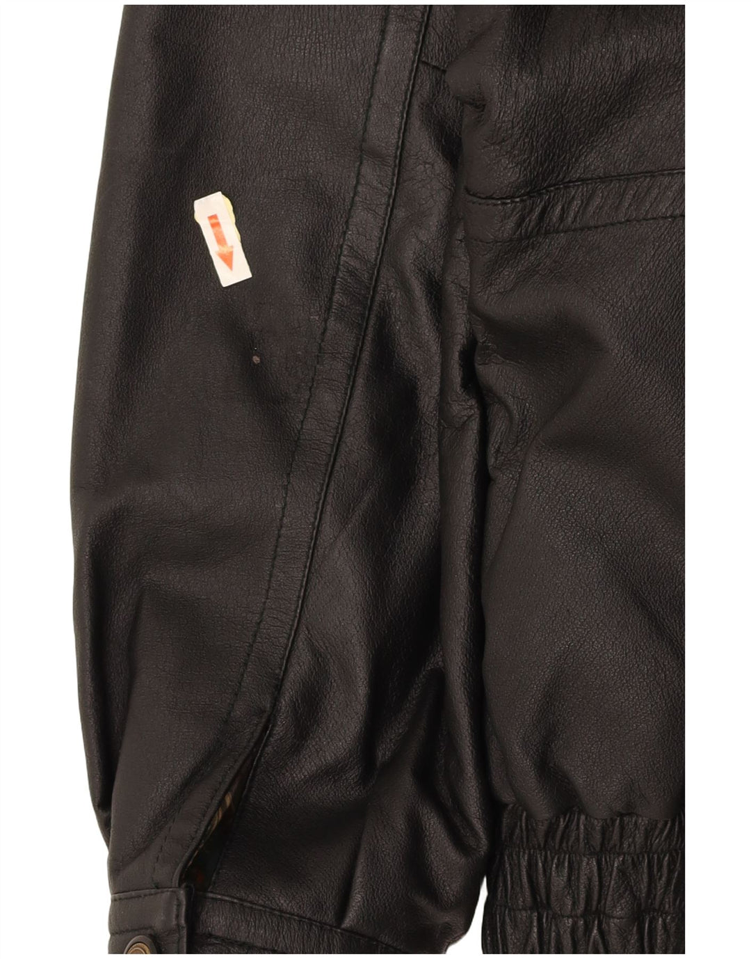 Мужская кожаная куртка CANDA UK 44 2XL черная кожа