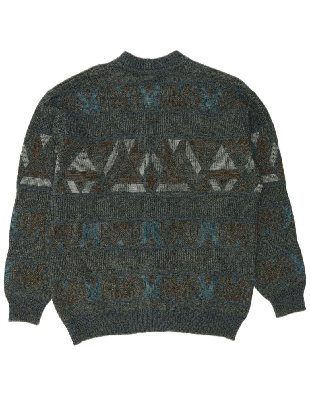 Мужской кардиган DRALON, средний разноцветный полиакрил с геометрическим рисунком