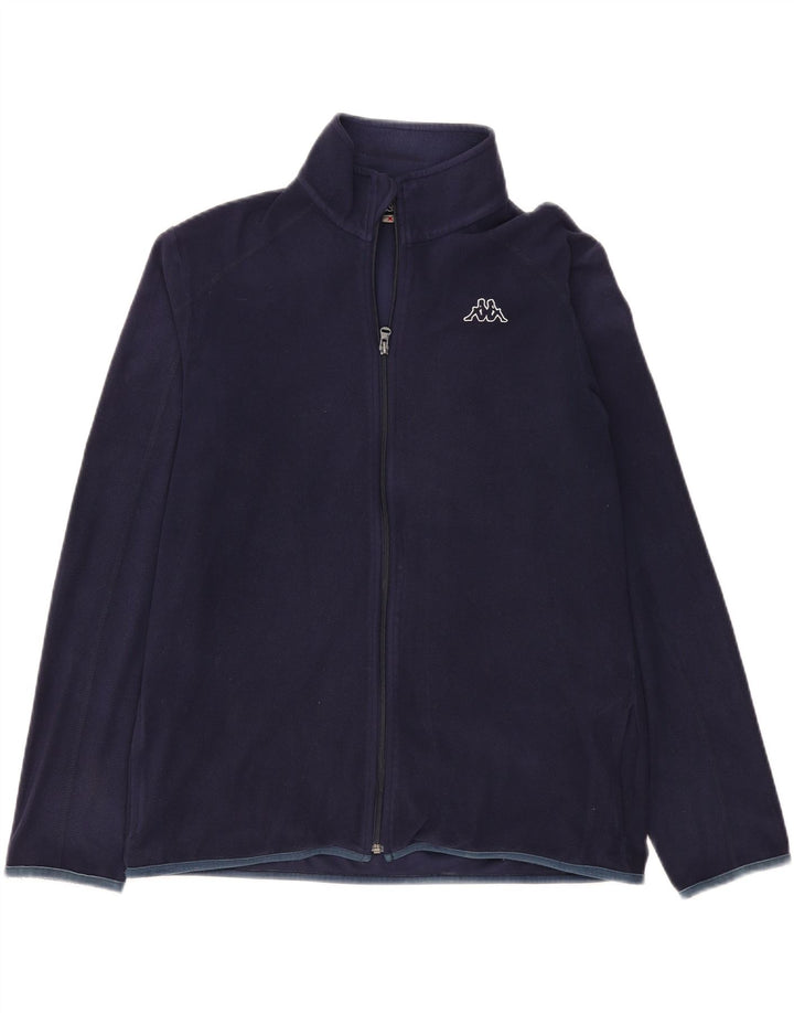 Мужская флисовая куртка KAPPA UK 42 XL темно-синяя, полиэстер