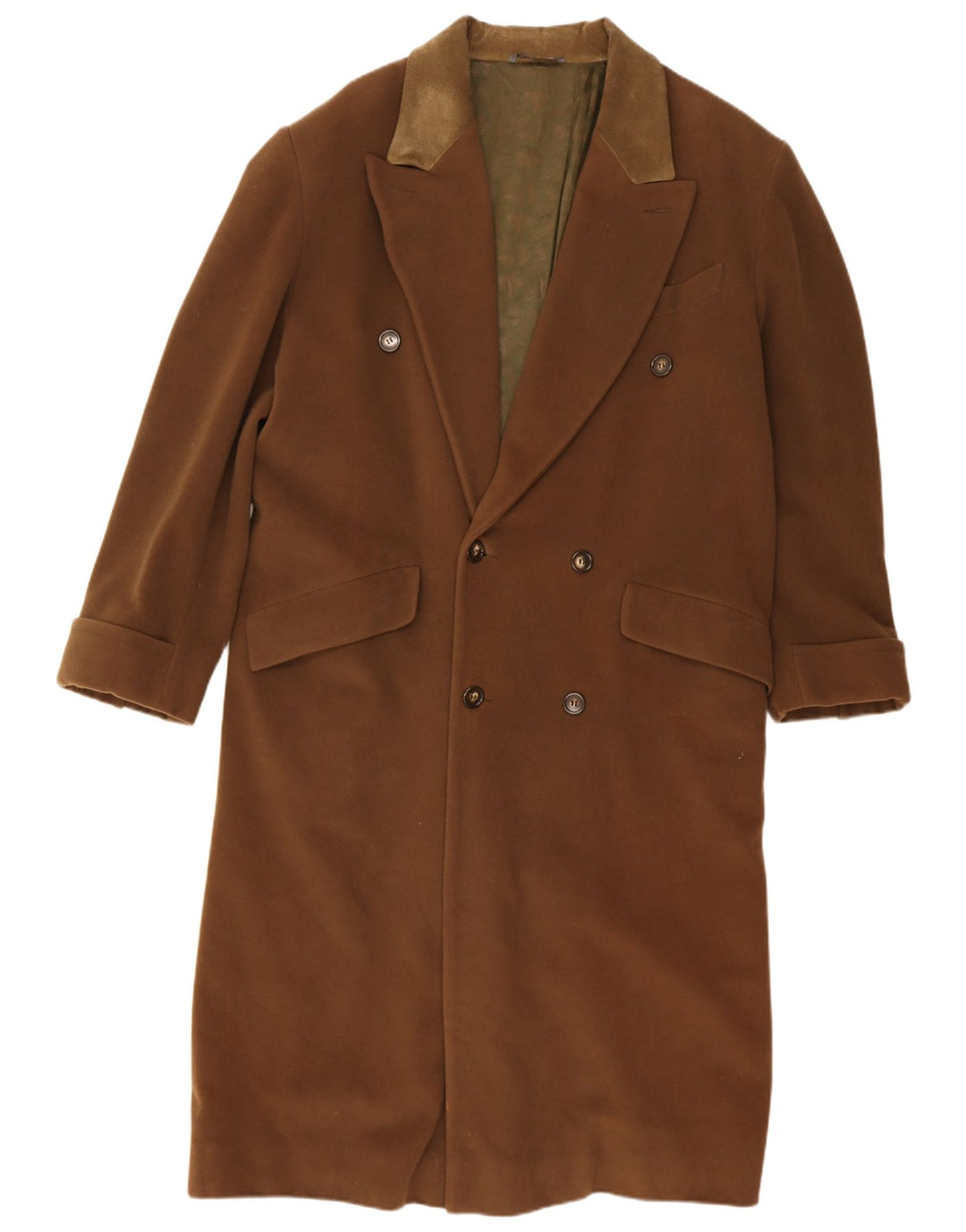 Мужское двубортное пальто Byblos IT 52 XL Коричневое Шерсть