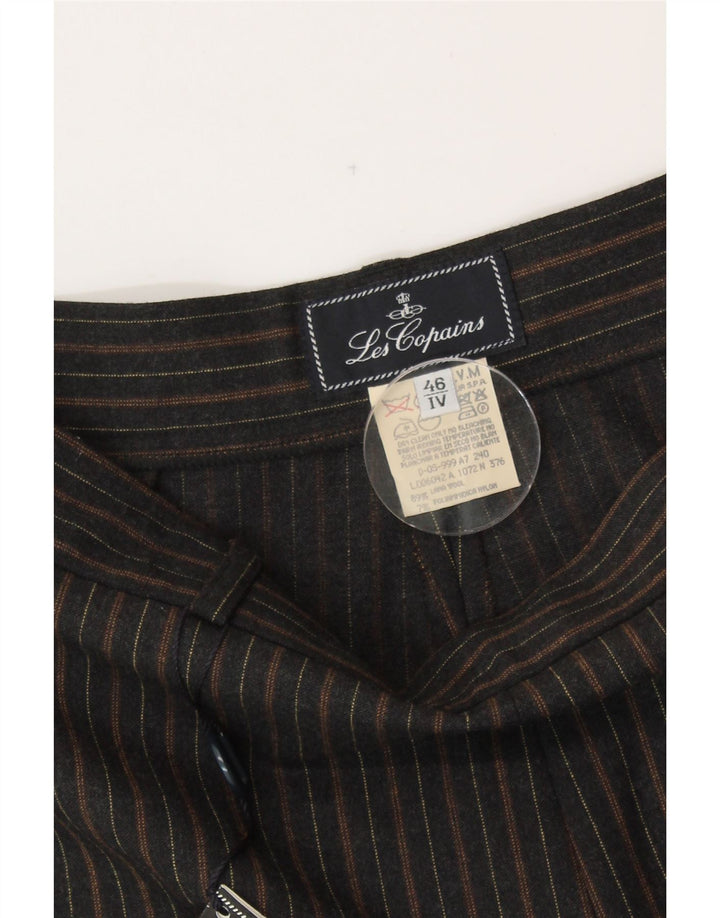 LES COPAINS Женские повседневные брюки с высокой талией IT 46 Large W30 L33 Черные