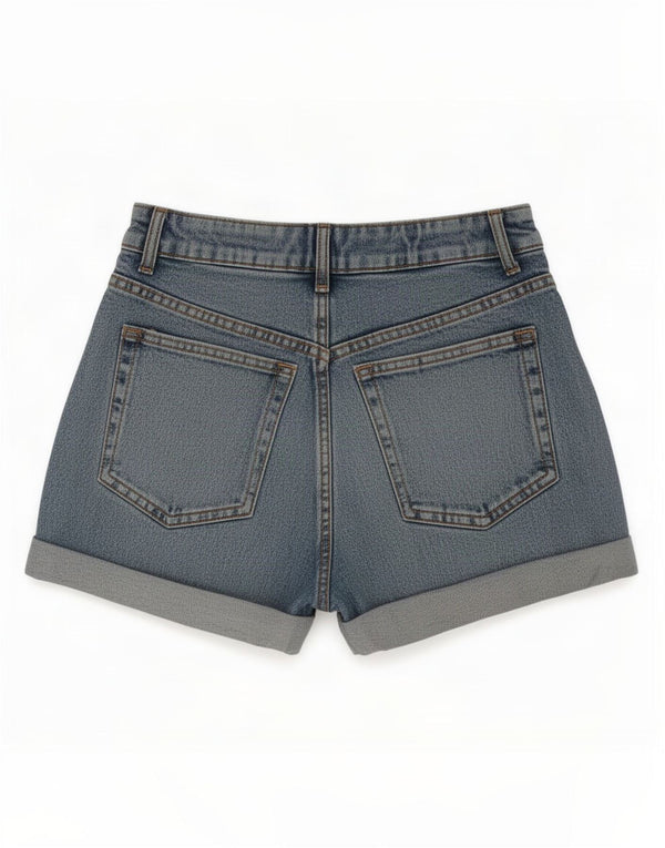 Женские джинсовые шорты Zara EU 36 XS W26 Синие, хлопок