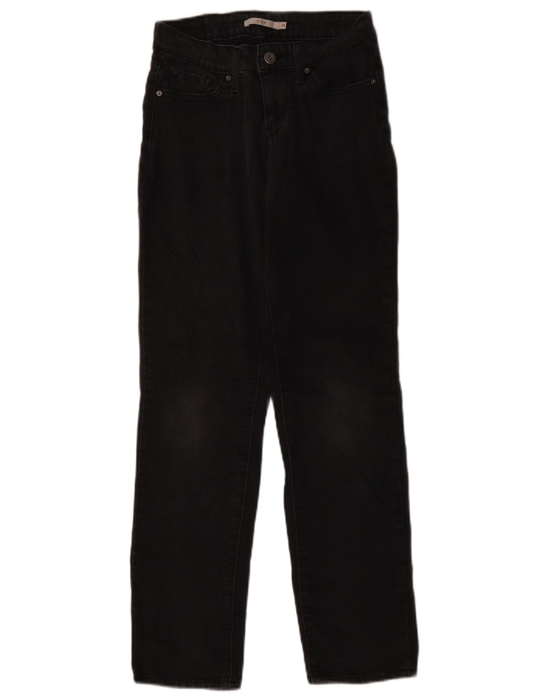 Женские узкие джинсы Levi's 712 W26 L29, черный хлопок