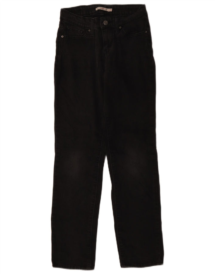 Женские узкие джинсы Levi's 712 W26 L29, черный хлопок