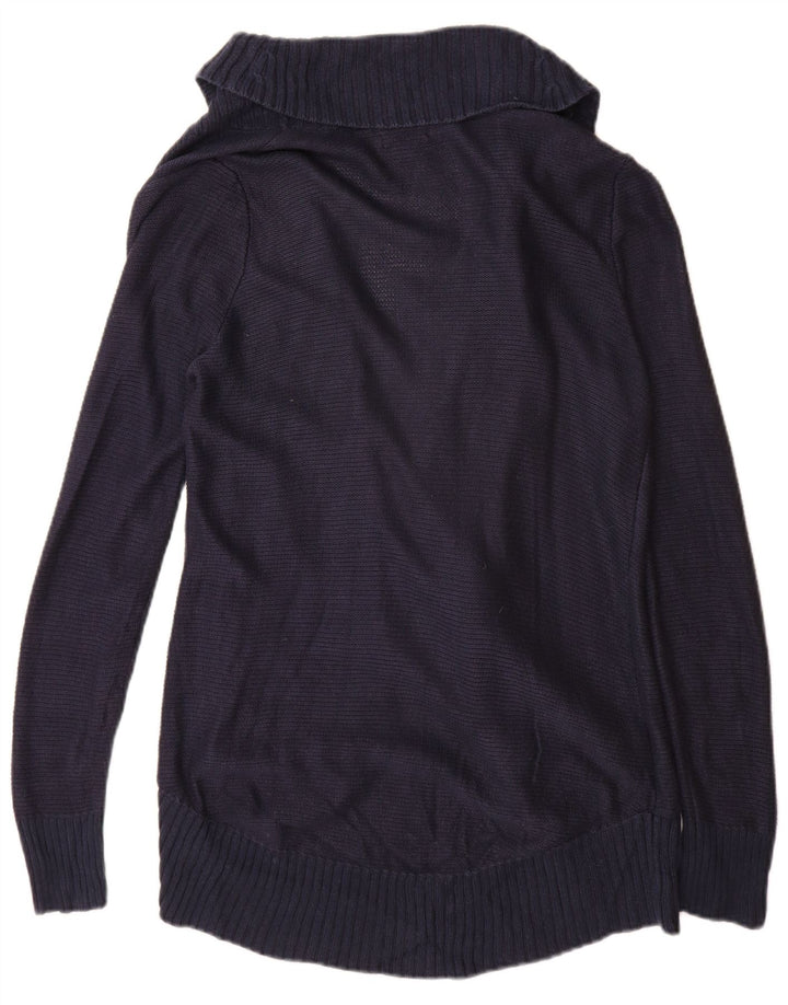 Женский открытый кардиган Eddie Bauer UK 12, средний темно-синий вискоза