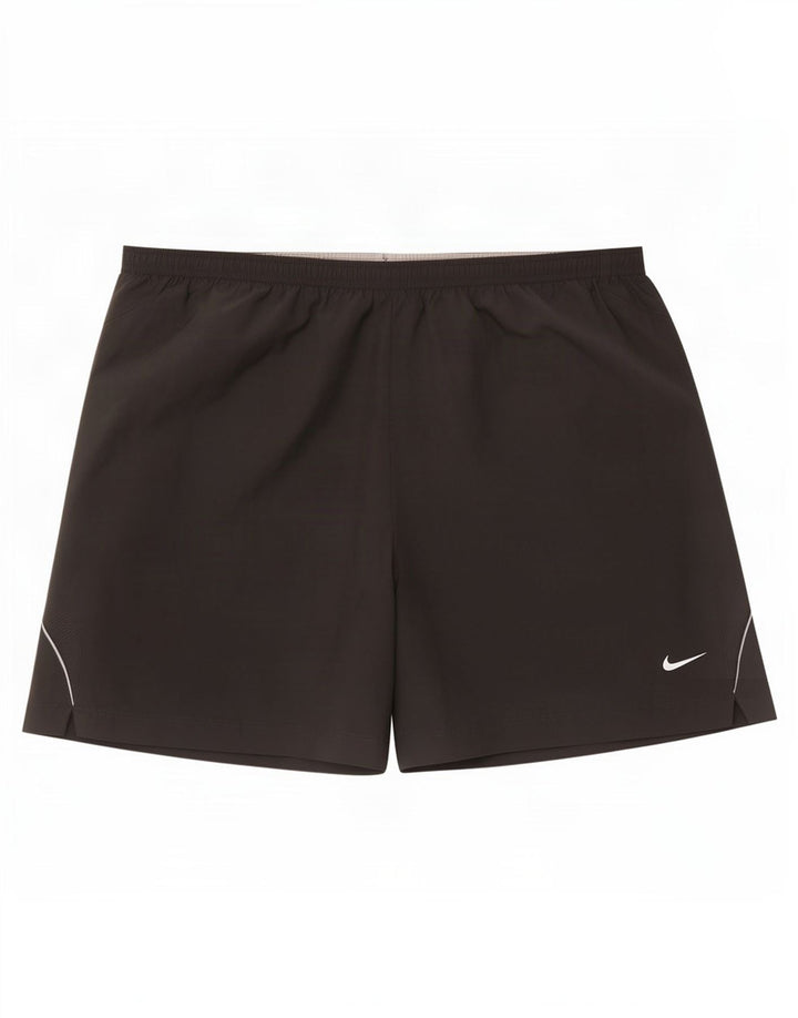 Мужские спортивные шорты Nike Dri Fit среднего серого цвета