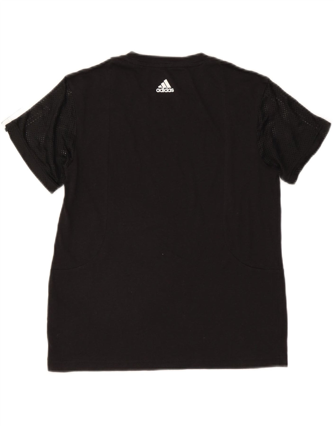 Женская футболка Adidas Top UK 8/10, маленькая, черная, полиэстер