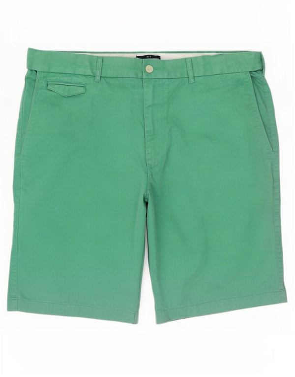 Мужские шорты чинос Marks & Spencer W40 XL, зеленые хлопковые