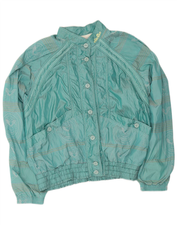 Женский спортивный костюм Ellesse Top Jacket IT 44 Medium Green Paisley Cotton