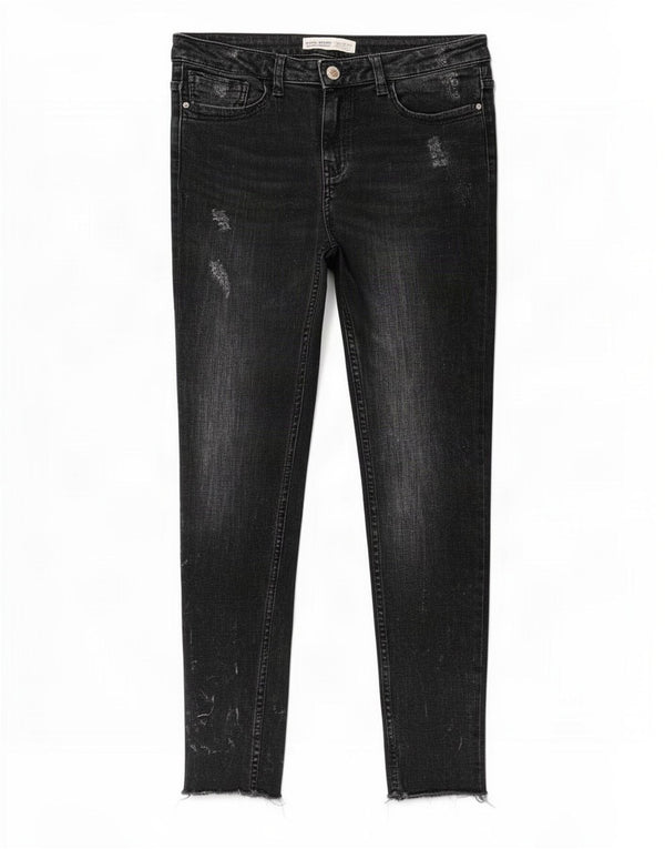 Женские джинсы скинни Zara EU 36 XS W26 L27, черные