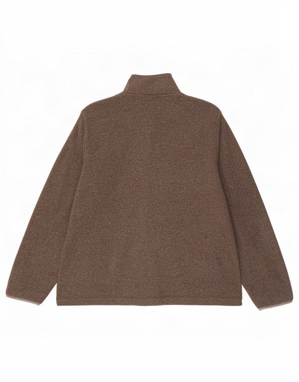 Женская флисовая куртка Marks & Spencer UK 18 XL Коричневый полиэстер