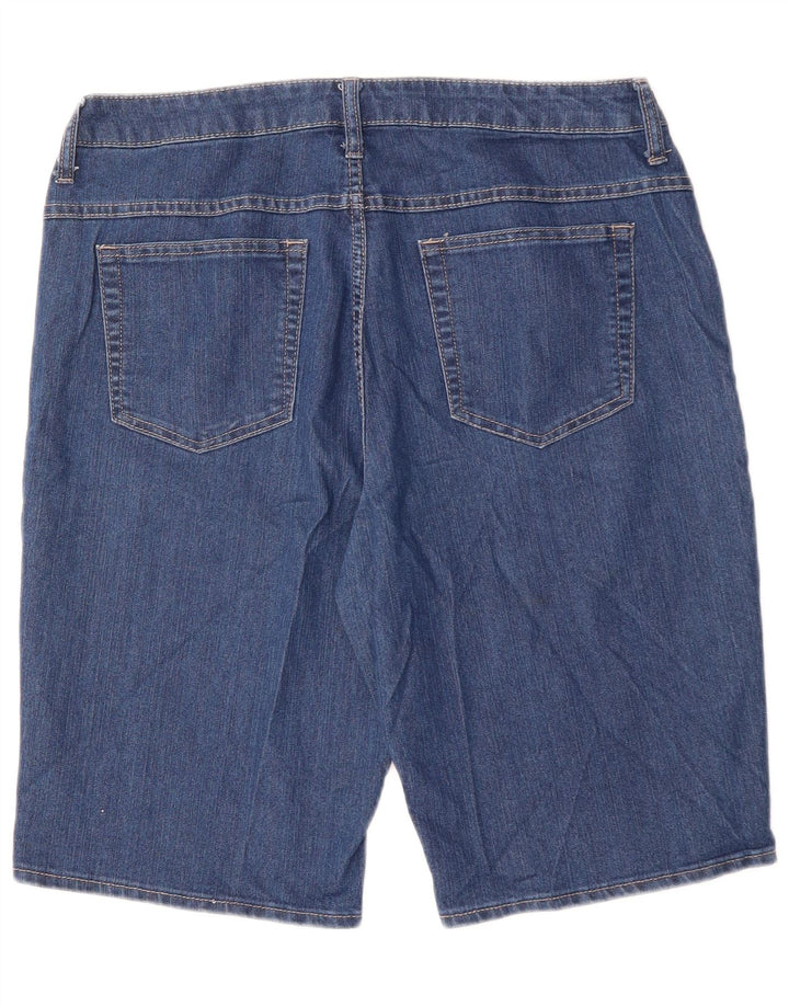 Женские джинсовые шорты LEE Riders US 14 XL W34, синие, хлопок