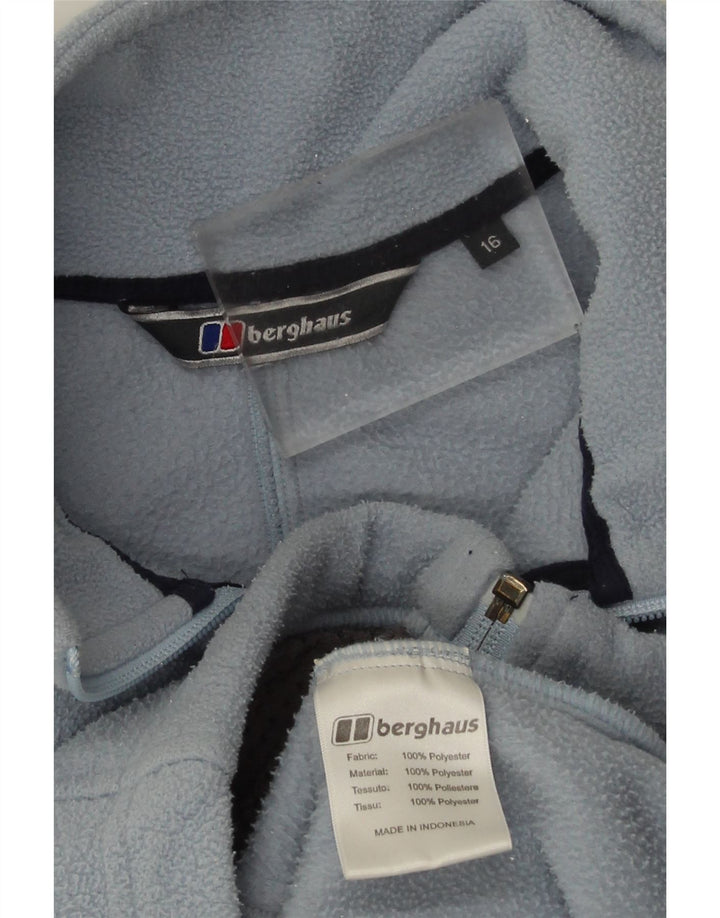 Женский флисовый джемпер Berghaus UK 16, большой синий, полиэстер