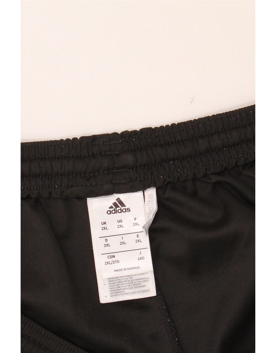ADIDAS Mens Climalite Sport Shorts 2XL  Black Polyester Vintage Adidas and Second-Hand Adidas from Messina Hembry 