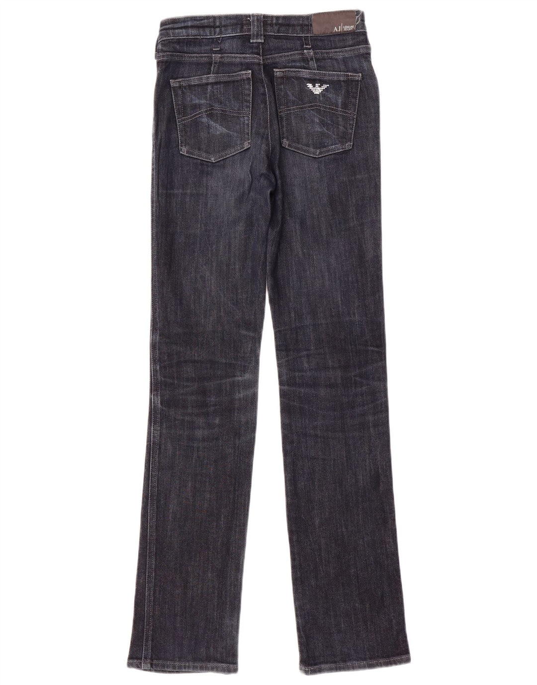 Женские прямые джинсы Armani W26 L32 Темно-синие, хлопок