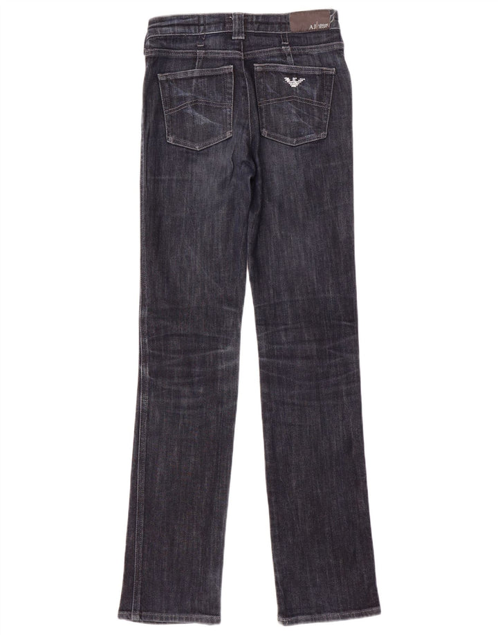 Женские прямые джинсы Armani W26 L32 Темно-синие, хлопок