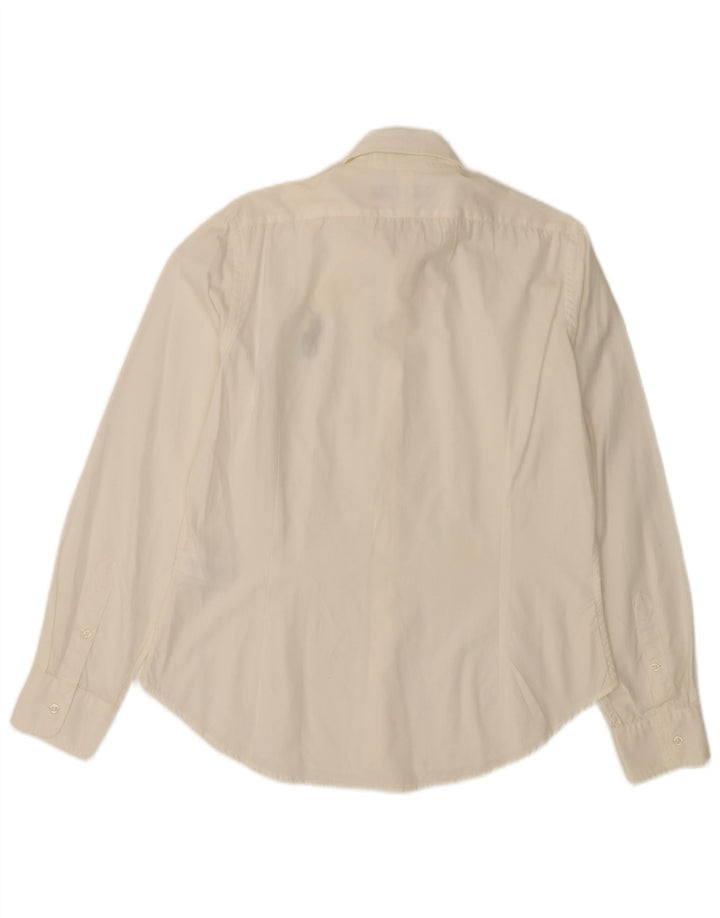 POLO RALPH LAUREN Женская рубашка US 14 XL из белого хлопка