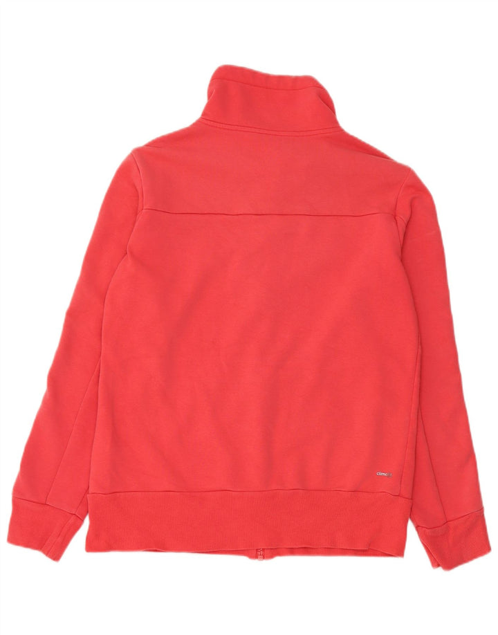 Женская спортивная куртка Adidas Climalite UK 12/14, средний красный