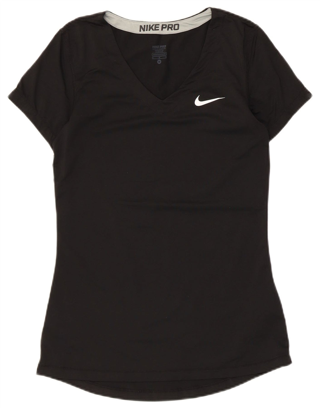 Женская футболка Nike Dri Fit Top UK 12, средний черный полиэстер