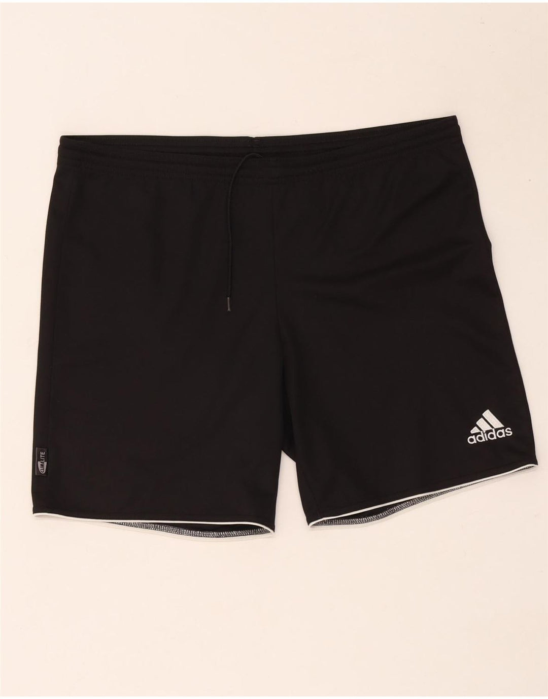 Мужские спортивные шорты Adidas Climalite, средний черный полиэстер