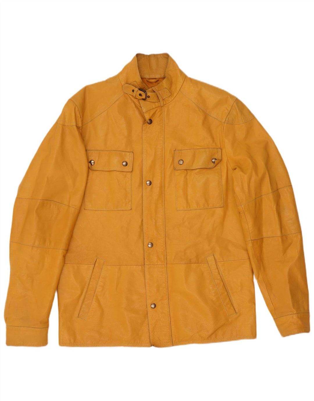 Мужская кожаная куртка Conbipel IT 48 Medium Yellow