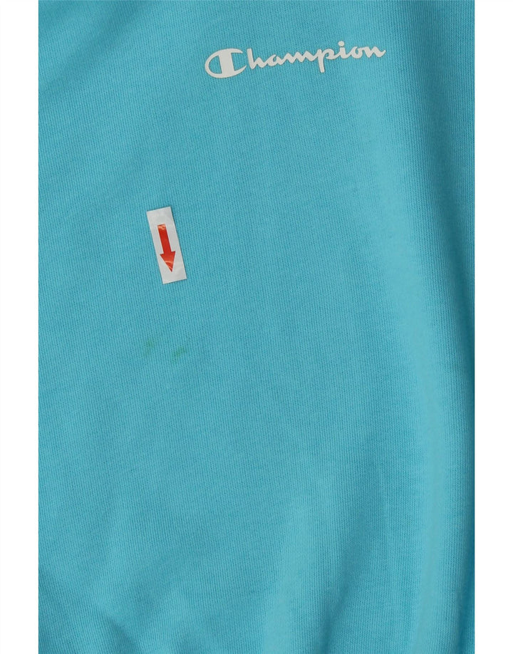 Женский укороченный джемпер с капюшоном Champion UK 10, маленький синий