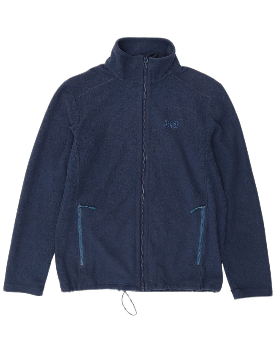 Мужская флисовая куртка Jack Wolfskin UK 42, большая темно-синяя, полиэстер
