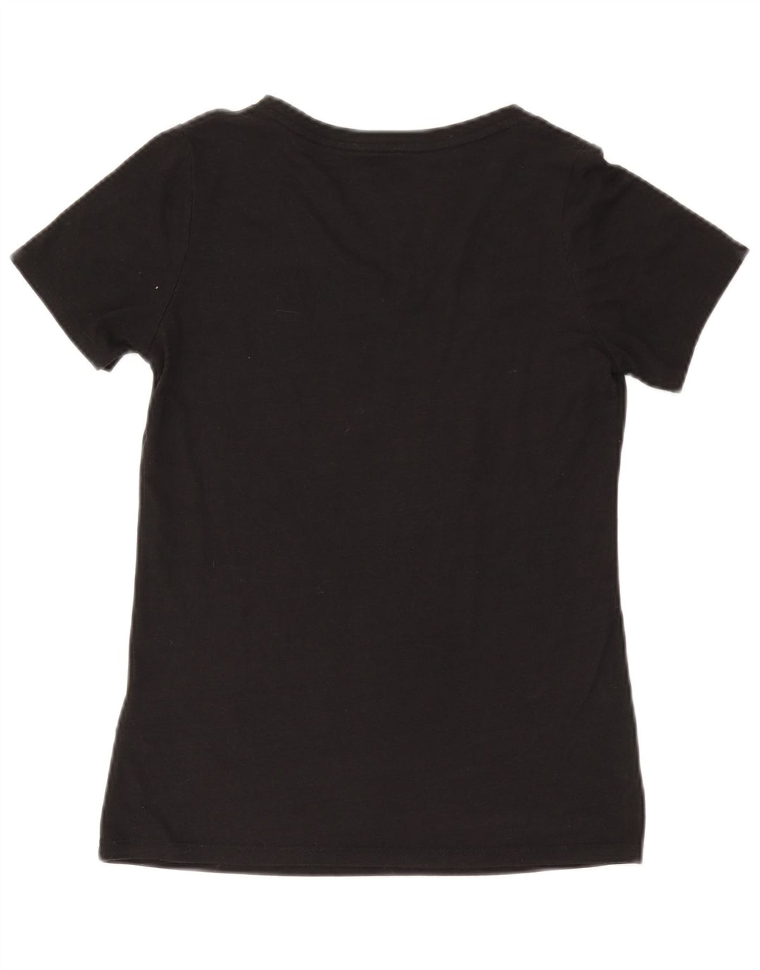 Женская футболка спортивного кроя с рисунком NIKE Top UK 10, маленький черный полиэстер