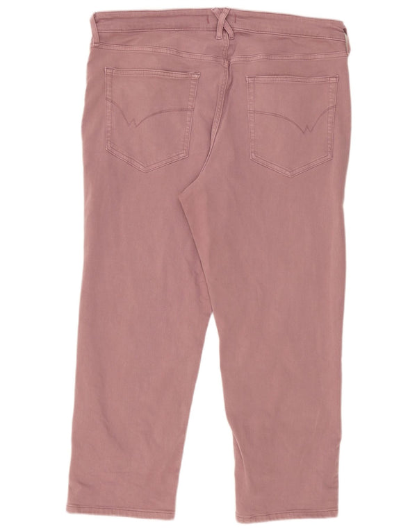 Женские укороченные джинсы White Stuff UK 18 XL W38 L25 Фиолетовые