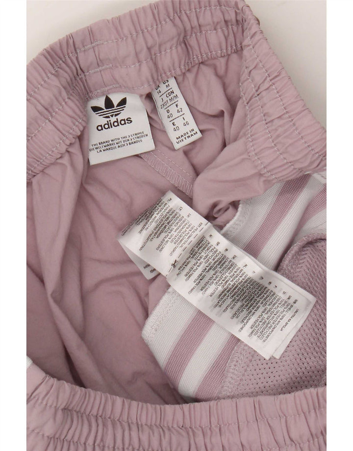 Женские спортивные брюки Adidas UK 14, нейлон, средний фиолетовый
