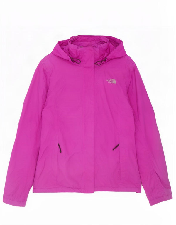 Женская дождевик с капюшоном The North Face Dryvent UK 14, нейлон среднего розового цвета