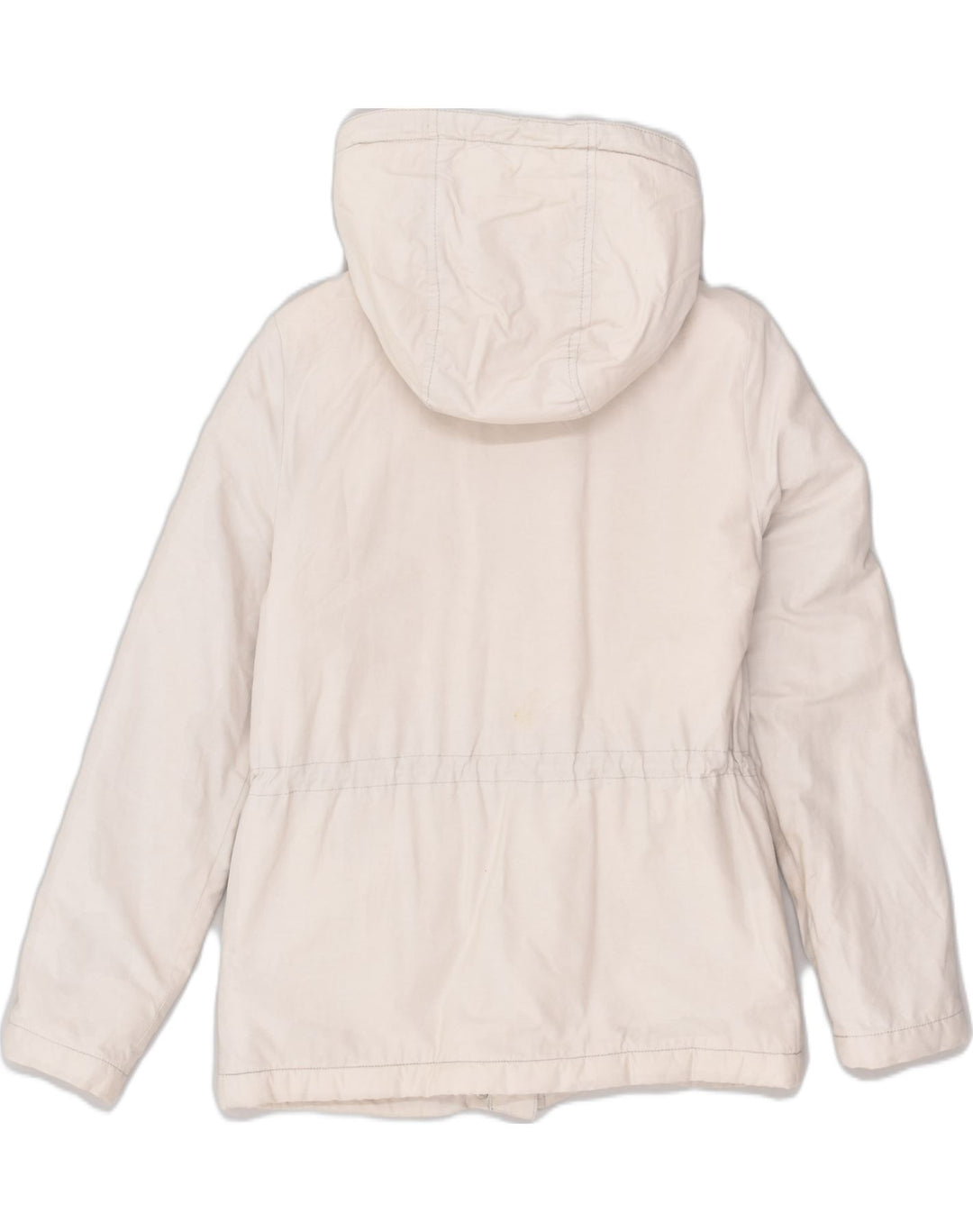 JACK WILLS Womens Hooded Sherpa Jacket UK 6 XS  Grey Cotton | Vintage Jack Wills | Thrift | Second-Hand Jack Wills | Used Clothing | Messina Hembry 