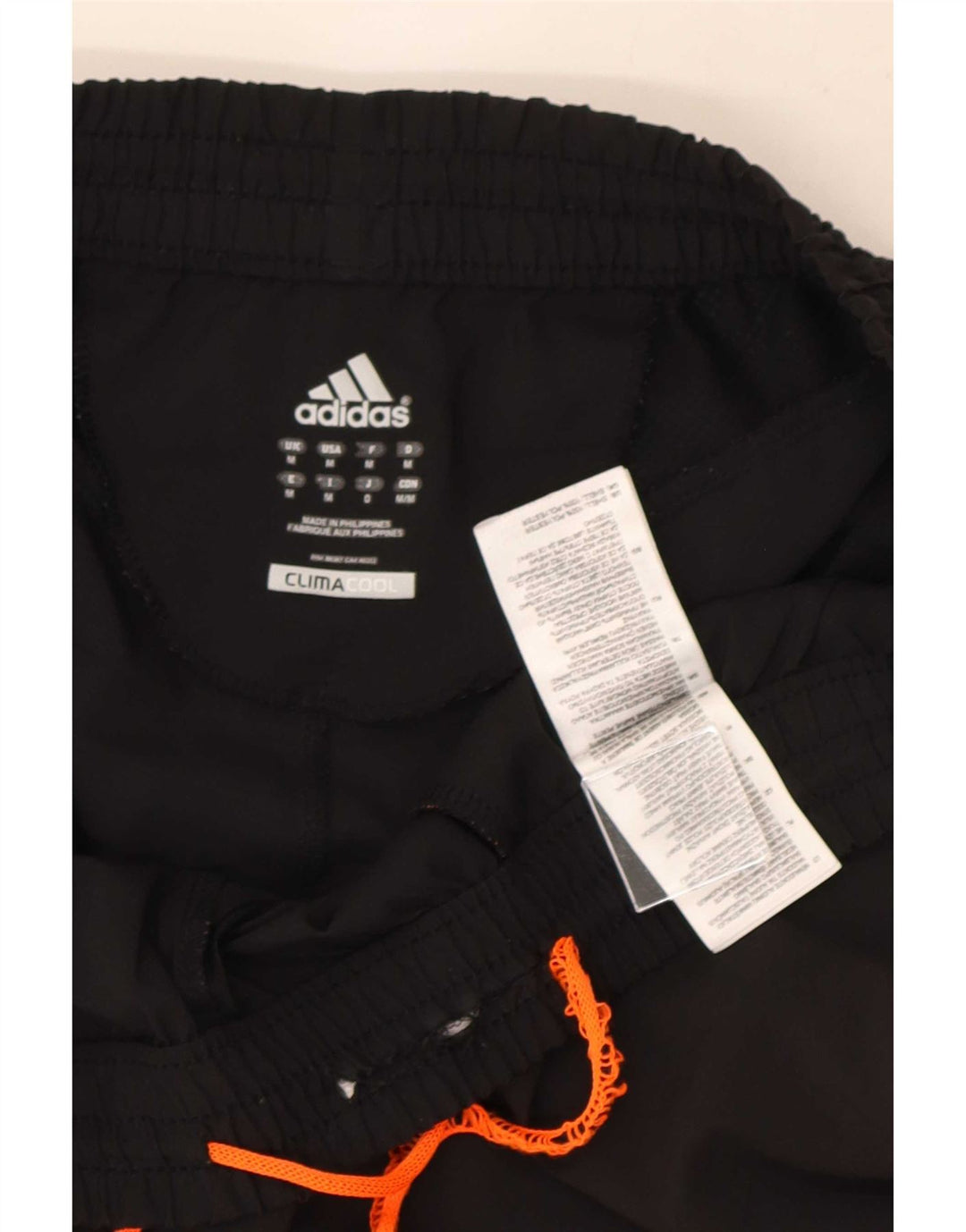 Мужские спортивные шорты Adidas Climacool, средний черный, полиэстер с цветными блоками