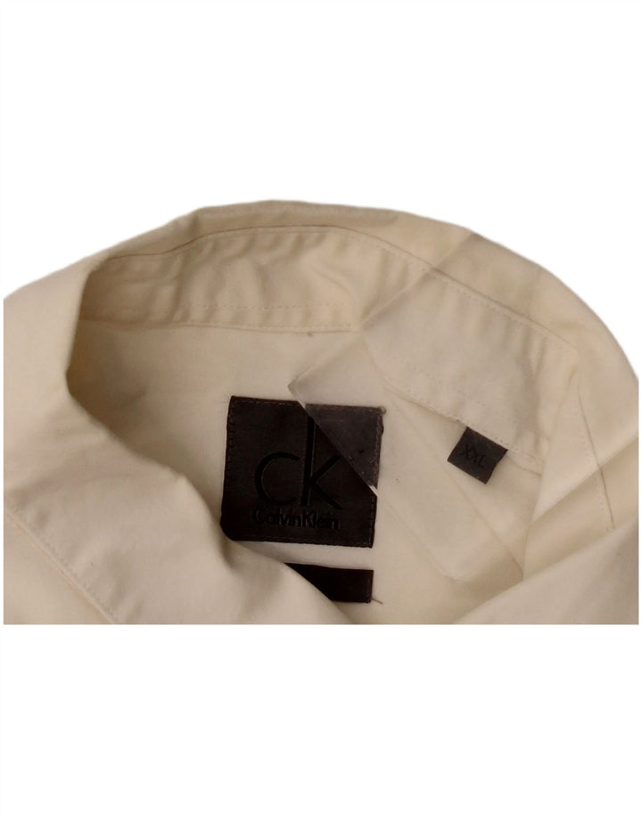 Мужская рубашка Calvin Klein 2XL Off White