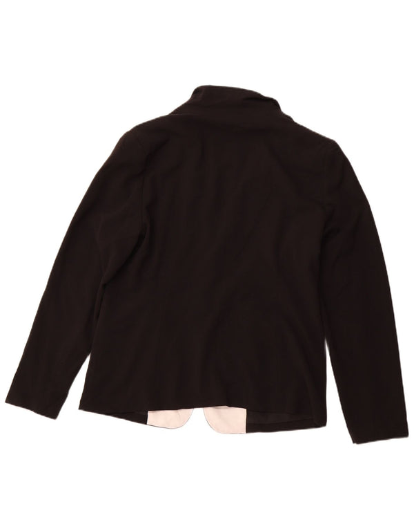 MOSSIMO Женский пиджак на 1 пуговице UK 16, большой черный с цветными блоками